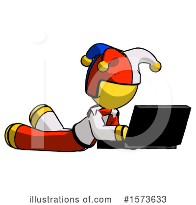 Royalty-Free (RF) Yellow Design Mascot Clipart Illustration by Leo Blanchette - Stock Sample #1573633