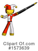Yellow Design Mascot Clipart #1573639 by Leo Blanchette