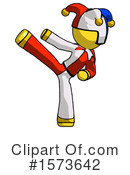 Yellow Design Mascot Clipart #1573642 by Leo Blanchette