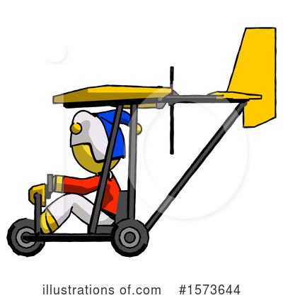Royalty-Free (RF) Yellow Design Mascot Clipart Illustration by Leo Blanchette - Stock Sample #1573644