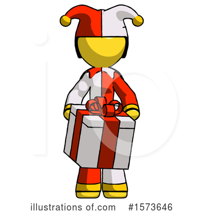 Royalty-Free (RF) Yellow Design Mascot Clipart Illustration by Leo Blanchette - Stock Sample #1573646
