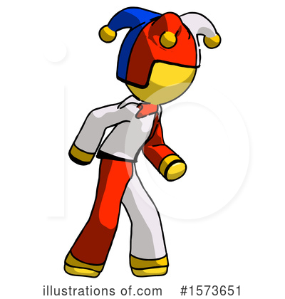 Royalty-Free (RF) Yellow Design Mascot Clipart Illustration by Leo Blanchette - Stock Sample #1573651