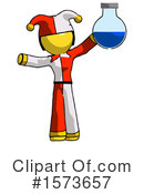 Yellow Design Mascot Clipart #1573657 by Leo Blanchette