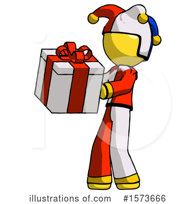 Royalty-Free (RF) Yellow Design Mascot Clipart Illustration by Leo Blanchette - Stock Sample #1573666