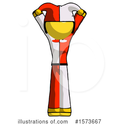 Royalty-Free (RF) Yellow Design Mascot Clipart Illustration by Leo Blanchette - Stock Sample #1573667