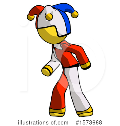 Royalty-Free (RF) Yellow Design Mascot Clipart Illustration by Leo Blanchette - Stock Sample #1573668