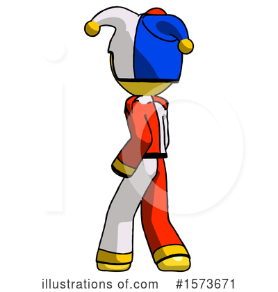 Royalty-Free (RF) Yellow Design Mascot Clipart Illustration by Leo Blanchette - Stock Sample #1573671