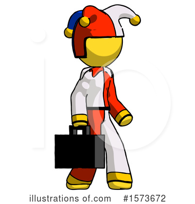 Royalty-Free (RF) Yellow Design Mascot Clipart Illustration by Leo Blanchette - Stock Sample #1573672