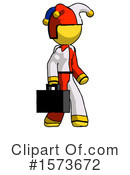 Yellow Design Mascot Clipart #1573672 by Leo Blanchette