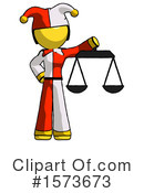 Yellow Design Mascot Clipart #1573673 by Leo Blanchette