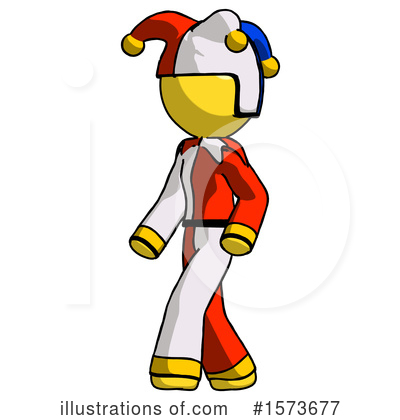 Royalty-Free (RF) Yellow Design Mascot Clipart Illustration by Leo Blanchette - Stock Sample #1573677