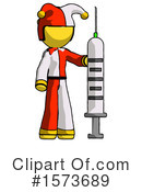 Yellow Design Mascot Clipart #1573689 by Leo Blanchette