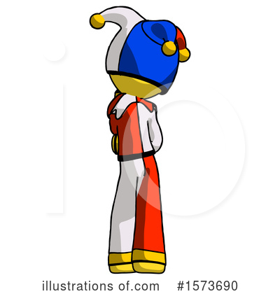 Royalty-Free (RF) Yellow Design Mascot Clipart Illustration by Leo Blanchette - Stock Sample #1573690
