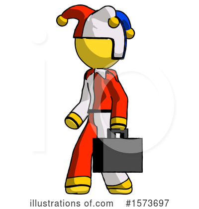 Royalty-Free (RF) Yellow Design Mascot Clipart Illustration by Leo Blanchette - Stock Sample #1573697