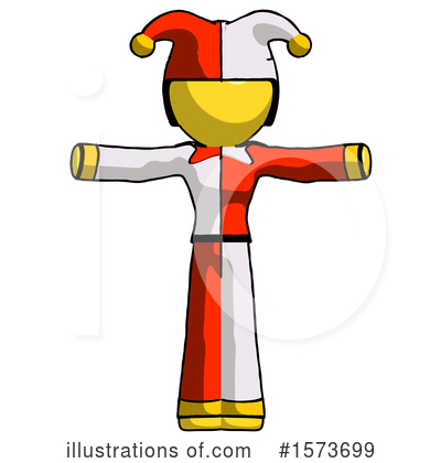 Royalty-Free (RF) Yellow Design Mascot Clipart Illustration by Leo Blanchette - Stock Sample #1573699