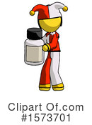 Yellow Design Mascot Clipart #1573701 by Leo Blanchette