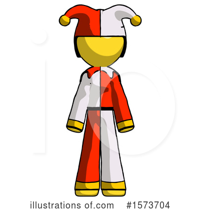 Royalty-Free (RF) Yellow Design Mascot Clipart Illustration by Leo Blanchette - Stock Sample #1573704