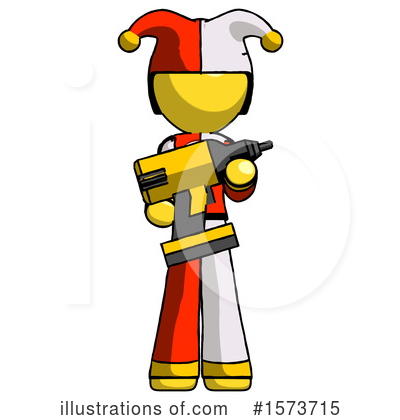 Royalty-Free (RF) Yellow Design Mascot Clipart Illustration by Leo Blanchette - Stock Sample #1573715