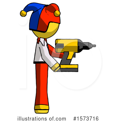 Royalty-Free (RF) Yellow Design Mascot Clipart Illustration by Leo Blanchette - Stock Sample #1573716