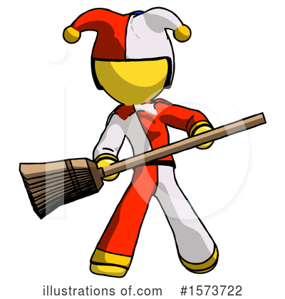 Royalty-Free (RF) Yellow Design Mascot Clipart Illustration by Leo Blanchette - Stock Sample #1573722