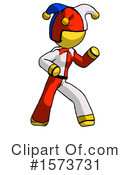 Yellow Design Mascot Clipart #1573731 by Leo Blanchette