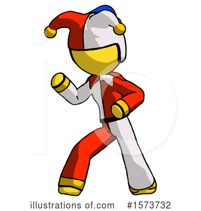 Royalty-Free (RF) Yellow Design Mascot Clipart Illustration by Leo Blanchette - Stock Sample #1573732