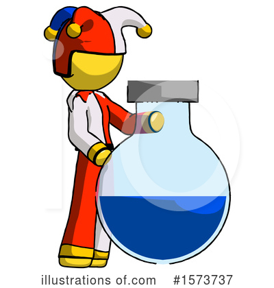 Royalty-Free (RF) Yellow Design Mascot Clipart Illustration by Leo Blanchette - Stock Sample #1573737