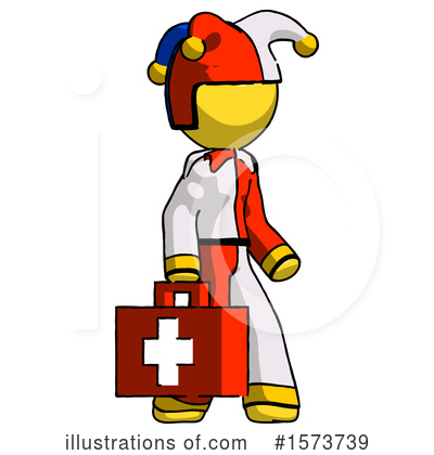 Royalty-Free (RF) Yellow Design Mascot Clipart Illustration by Leo Blanchette - Stock Sample #1573739