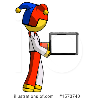 Royalty-Free (RF) Yellow Design Mascot Clipart Illustration by Leo Blanchette - Stock Sample #1573740