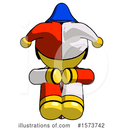 Royalty-Free (RF) Yellow Design Mascot Clipart Illustration by Leo Blanchette - Stock Sample #1573742