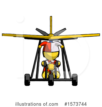 Royalty-Free (RF) Yellow Design Mascot Clipart Illustration by Leo Blanchette - Stock Sample #1573744