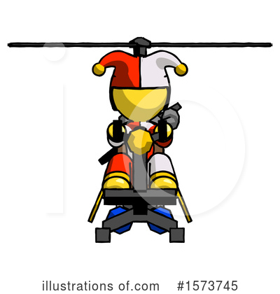 Royalty-Free (RF) Yellow Design Mascot Clipart Illustration by Leo Blanchette - Stock Sample #1573745