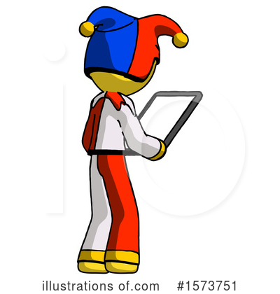 Royalty-Free (RF) Yellow Design Mascot Clipart Illustration by Leo Blanchette - Stock Sample #1573751