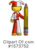 Yellow Design Mascot Clipart #1573752 by Leo Blanchette