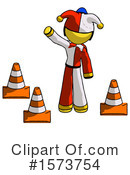 Yellow Design Mascot Clipart #1573754 by Leo Blanchette