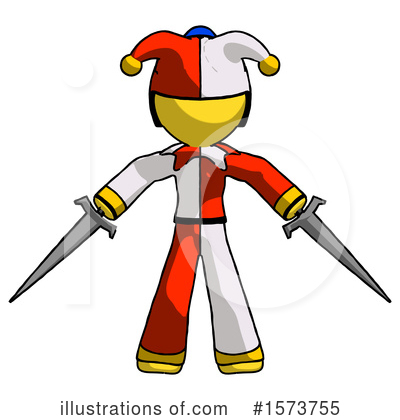 Royalty-Free (RF) Yellow Design Mascot Clipart Illustration by Leo Blanchette - Stock Sample #1573755