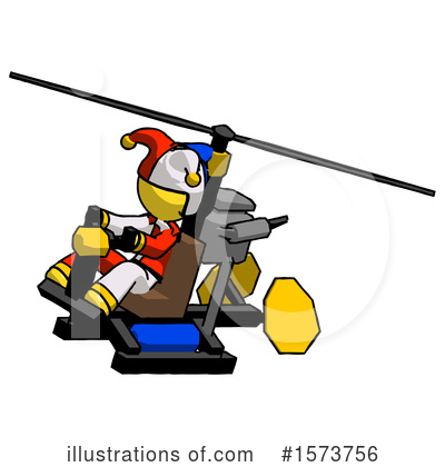 Royalty-Free (RF) Yellow Design Mascot Clipart Illustration by Leo Blanchette - Stock Sample #1573756