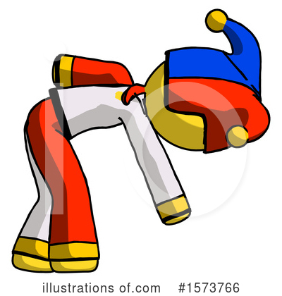 Royalty-Free (RF) Yellow Design Mascot Clipart Illustration by Leo Blanchette - Stock Sample #1573766