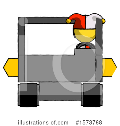 Royalty-Free (RF) Yellow Design Mascot Clipart Illustration by Leo Blanchette - Stock Sample #1573768