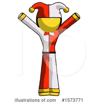 Royalty-Free (RF) Yellow Design Mascot Clipart Illustration by Leo Blanchette - Stock Sample #1573771