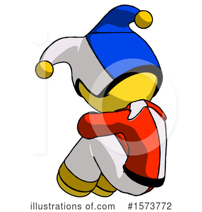 Royalty-Free (RF) Yellow Design Mascot Clipart Illustration by Leo Blanchette - Stock Sample #1573772