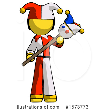 Royalty-Free (RF) Yellow Design Mascot Clipart Illustration by Leo Blanchette - Stock Sample #1573773