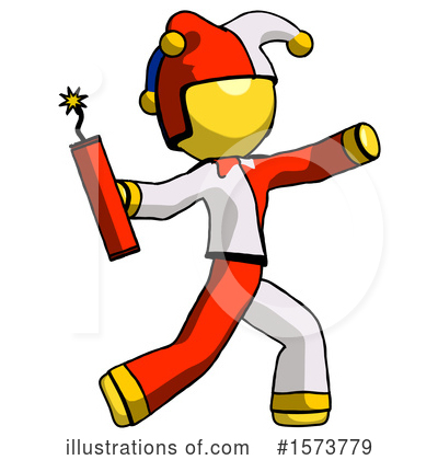 Royalty-Free (RF) Yellow Design Mascot Clipart Illustration by Leo Blanchette - Stock Sample #1573779