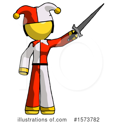 Royalty-Free (RF) Yellow Design Mascot Clipart Illustration by Leo Blanchette - Stock Sample #1573782