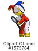 Yellow Design Mascot Clipart #1573784 by Leo Blanchette