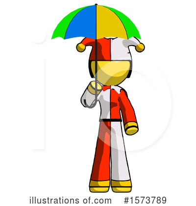 Royalty-Free (RF) Yellow Design Mascot Clipart Illustration by Leo Blanchette - Stock Sample #1573789
