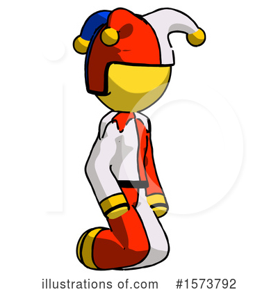 Royalty-Free (RF) Yellow Design Mascot Clipart Illustration by Leo Blanchette - Stock Sample #1573792