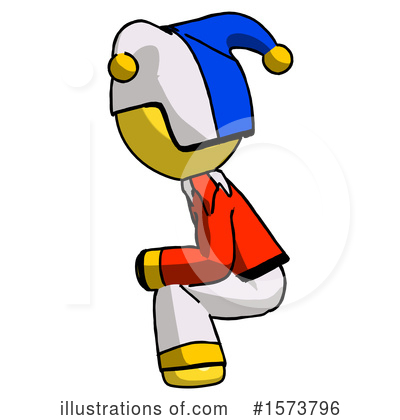 Royalty-Free (RF) Yellow Design Mascot Clipart Illustration by Leo Blanchette - Stock Sample #1573796