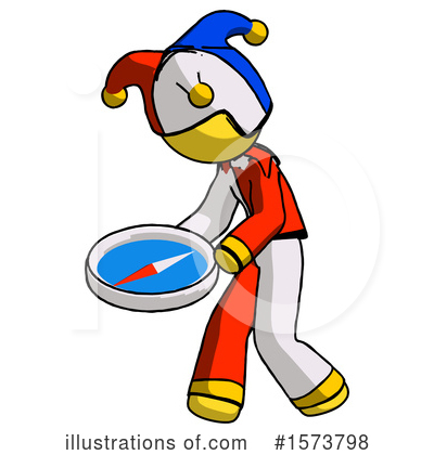 Royalty-Free (RF) Yellow Design Mascot Clipart Illustration by Leo Blanchette - Stock Sample #1573798