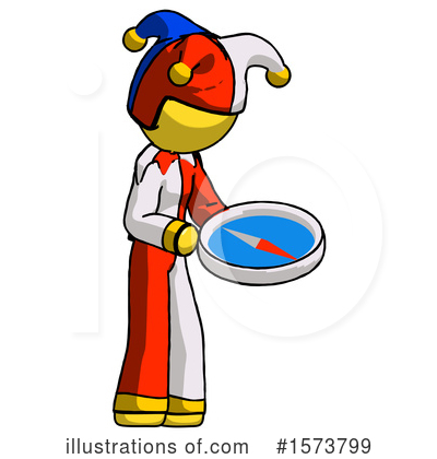 Royalty-Free (RF) Yellow Design Mascot Clipart Illustration by Leo Blanchette - Stock Sample #1573799
